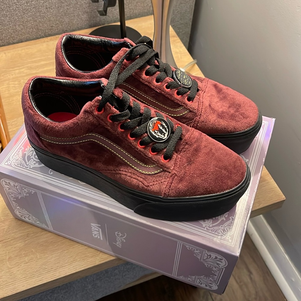 Disney Poison Apple Vans Platforms